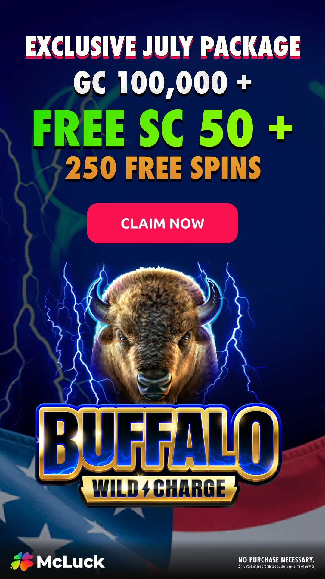 McLuck.com Facebook ad