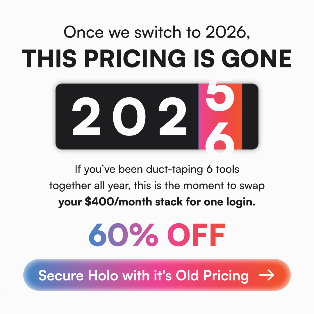 Holo Facebook ad