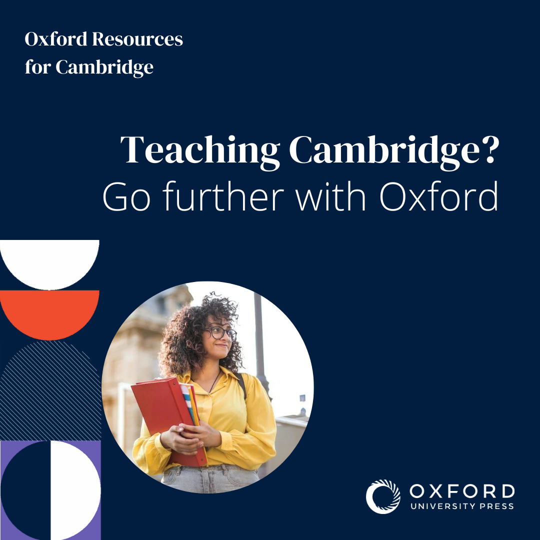 Oxford Education Facebook ad: If you’re teaching Cambridge, choose Oxford’s world-class…