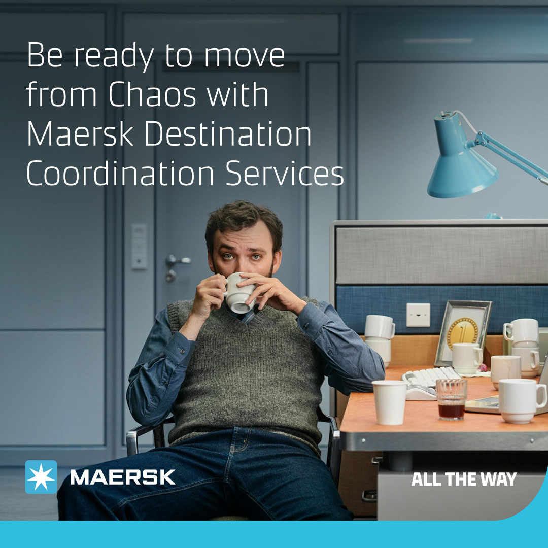 Maersk Facebook ad: Move from chaos to clarity