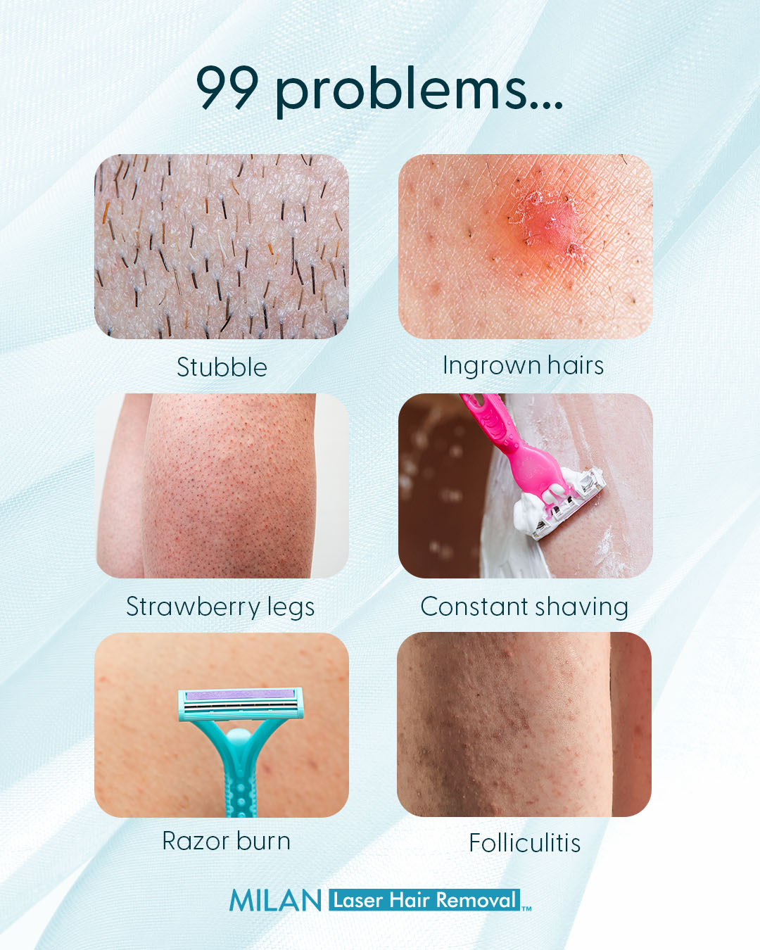 Milan Laser Hair Removal Facebook ad