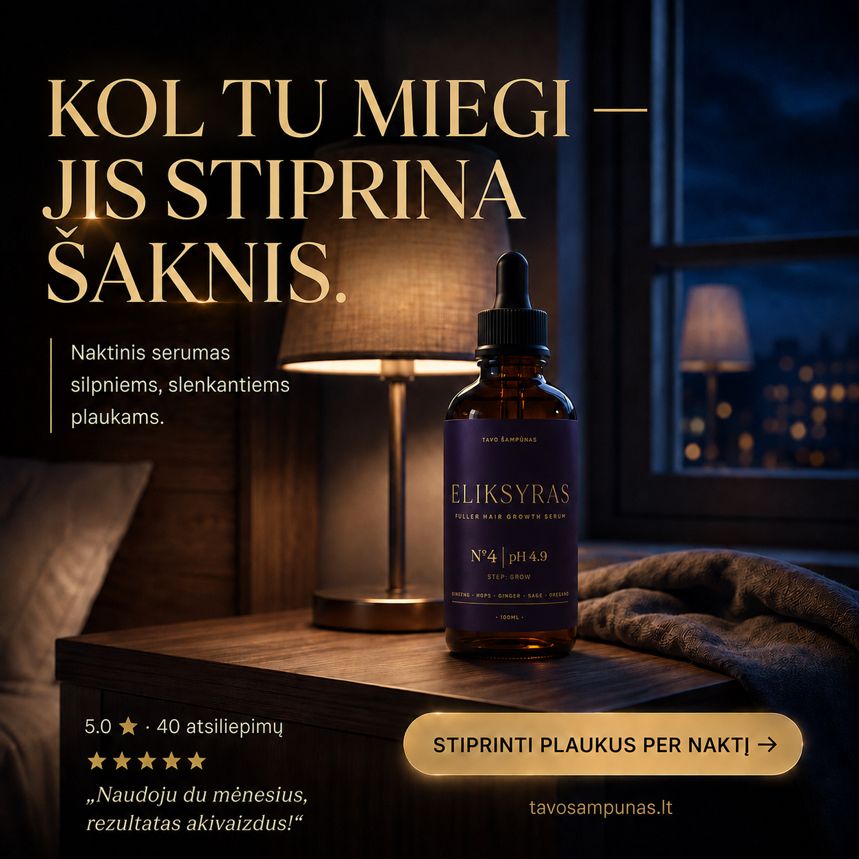 Tavo Šampūnas Facebook ad