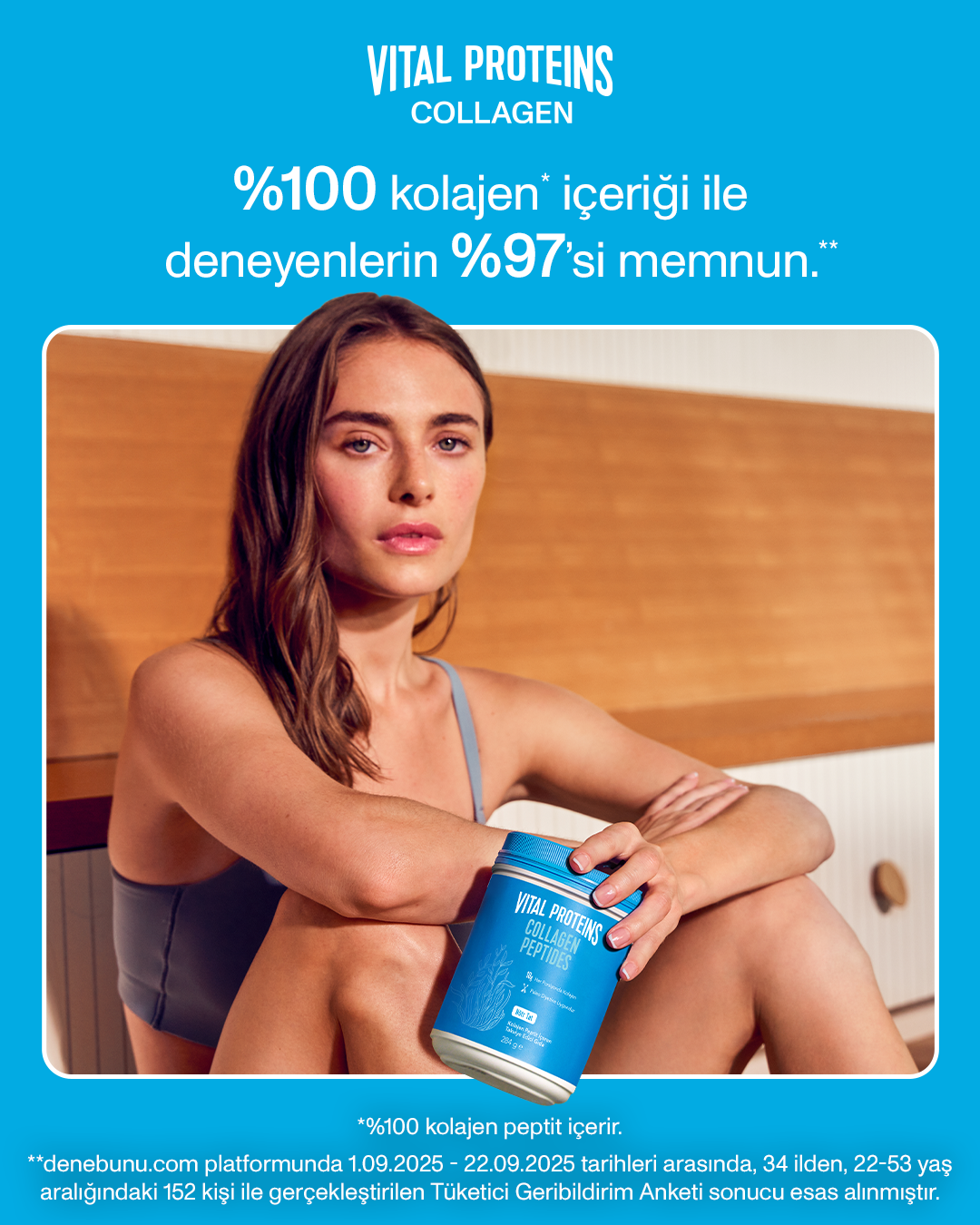 Vital Proteins Türkiye Facebook ad from Feb 23, 2026