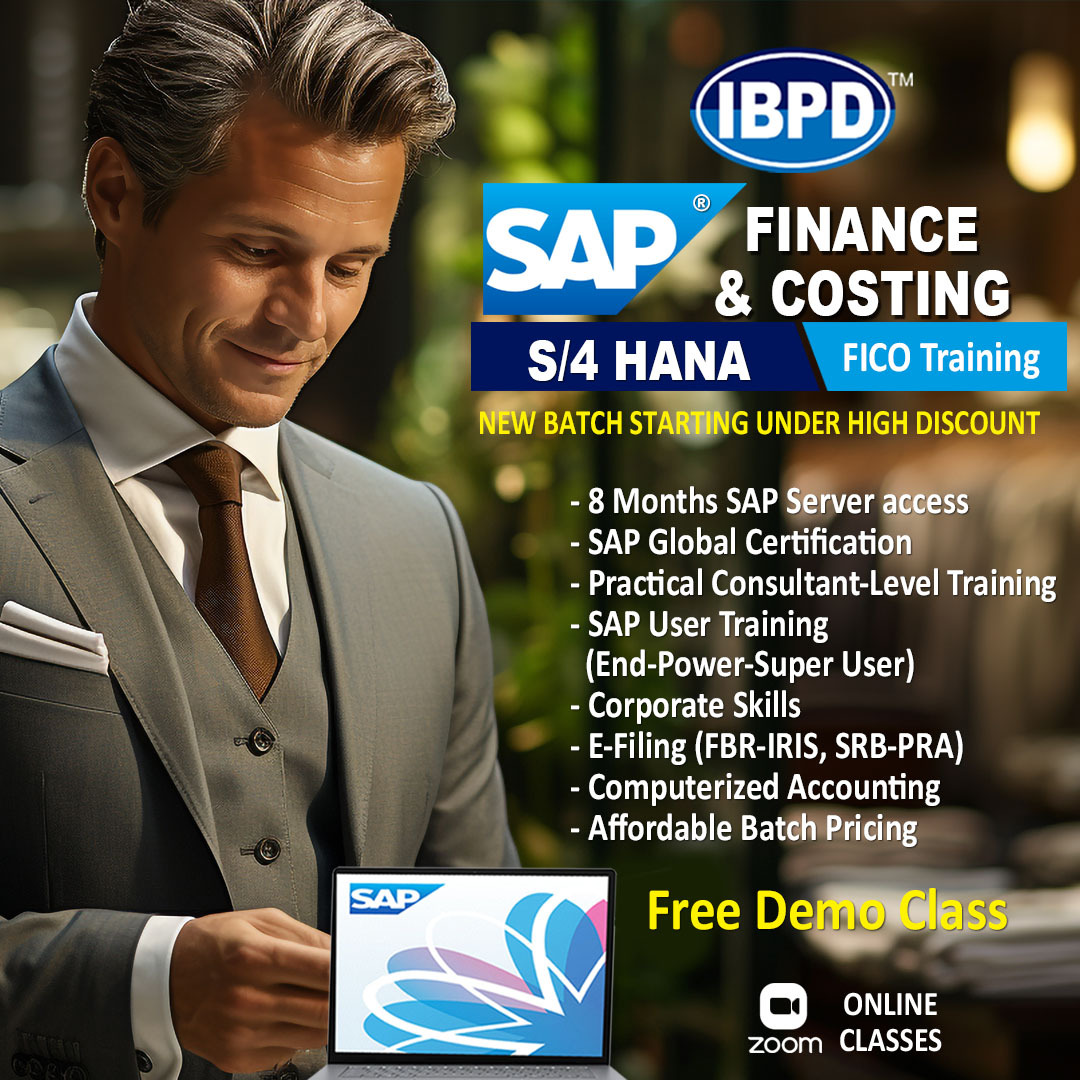SAP Trainings Karachi Facebook ad: BIGGEST ANNOUNCEMENT BY IBPD