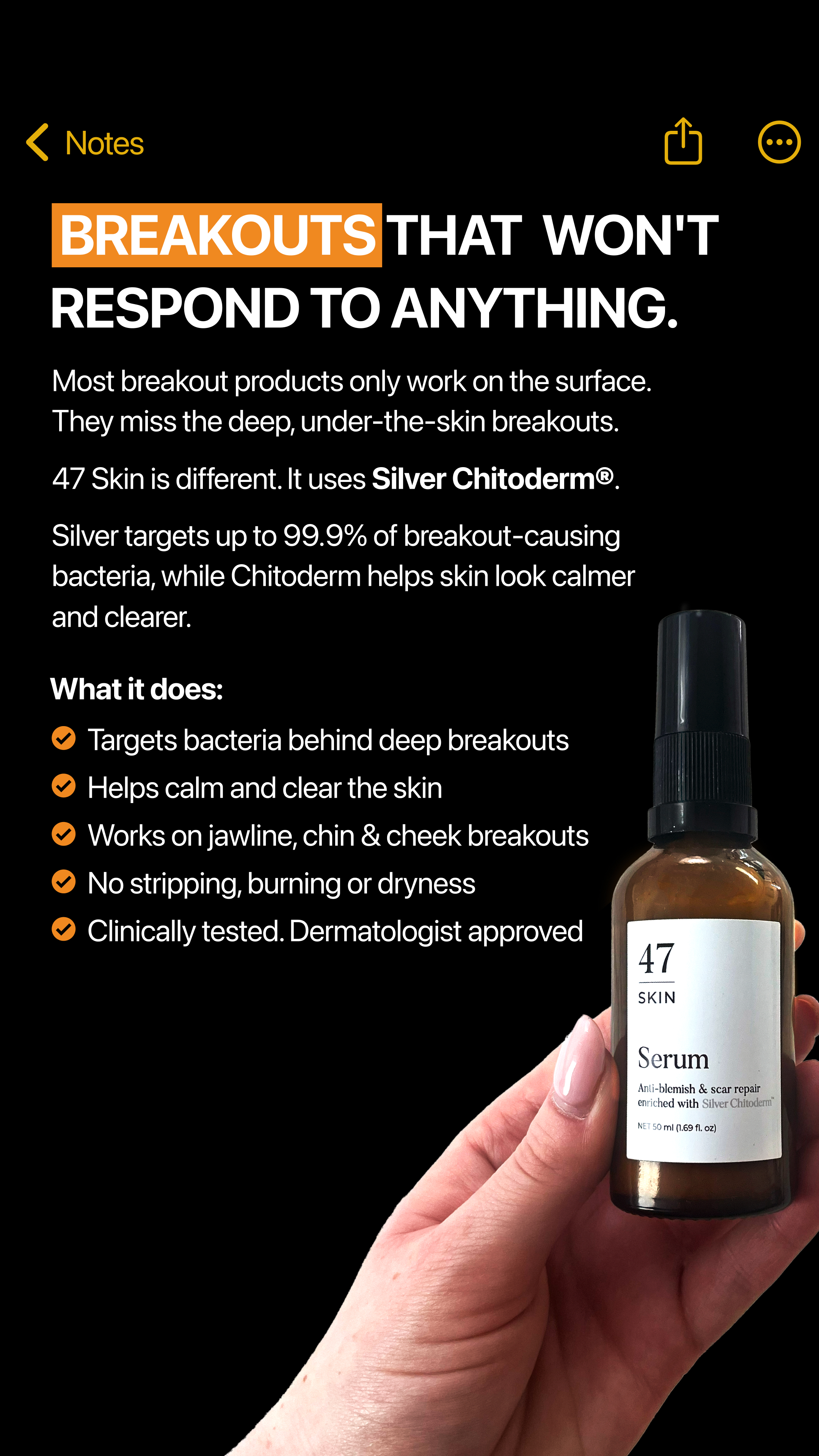 47Skin Facebook ad