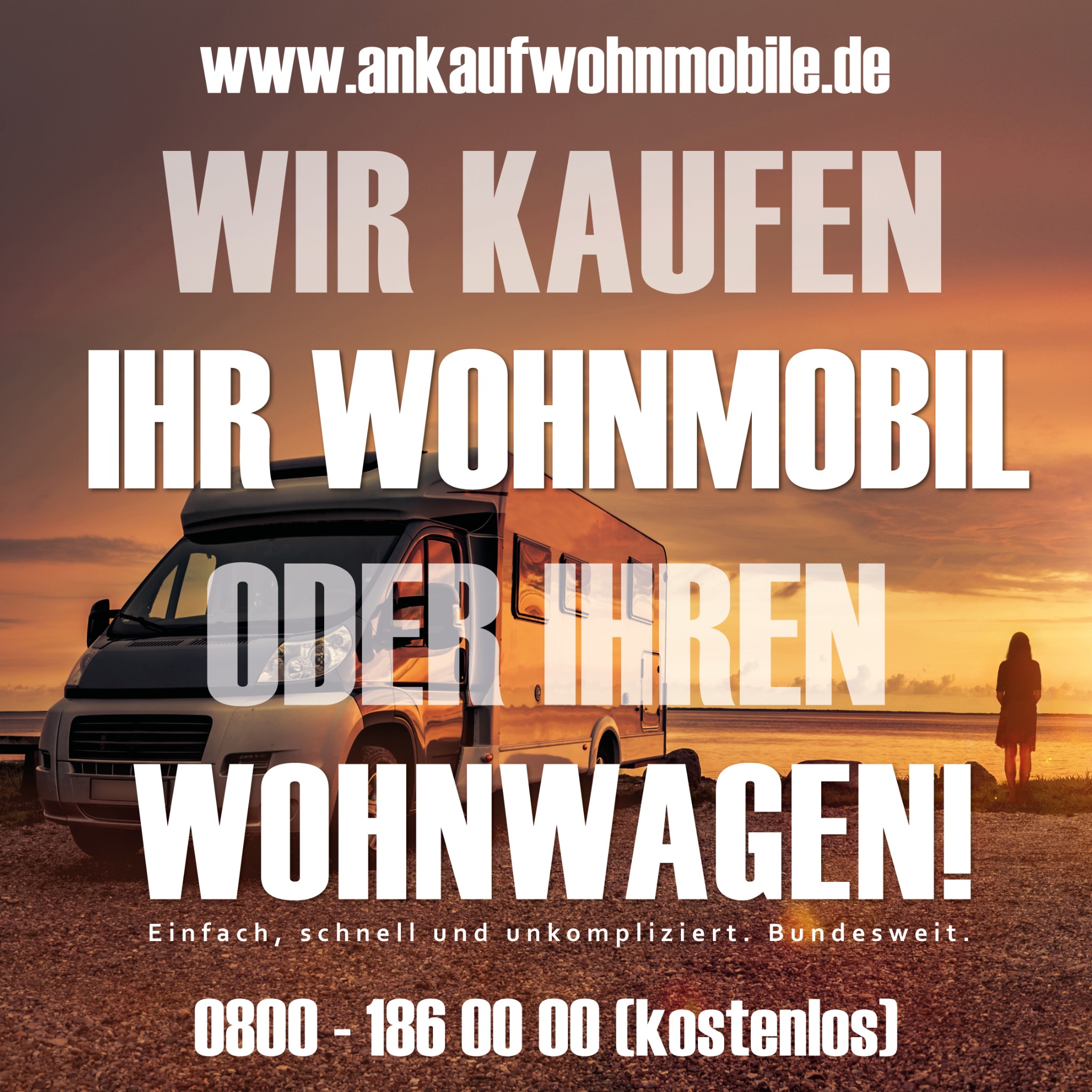 Wohnmobilpark GmbH Facebook ad: Keine Zeit mehr verschwenden!