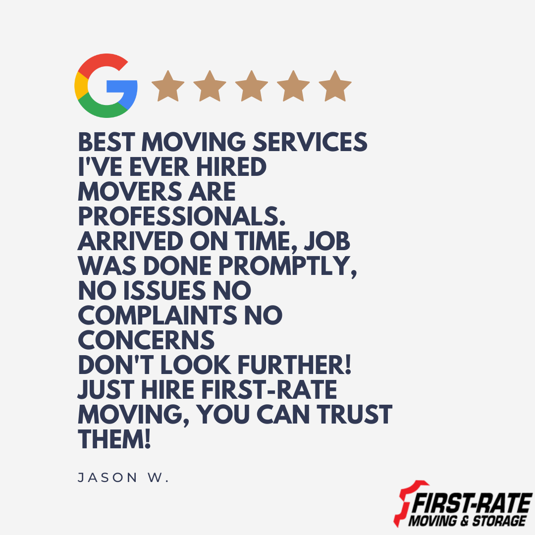 First-Rate Moving & Storage Facebook ad