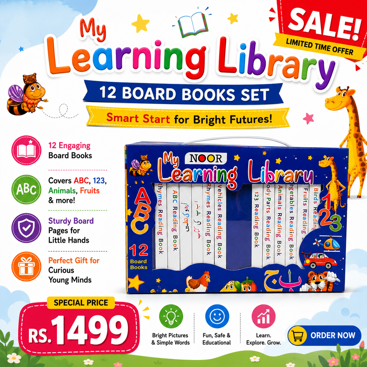 Tiny Mind's Facebook ad: Fun Learning Starts Here!