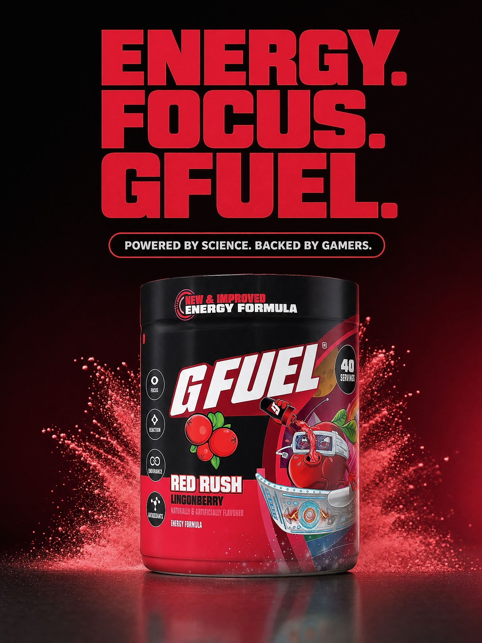 G FUEL Facebook ad