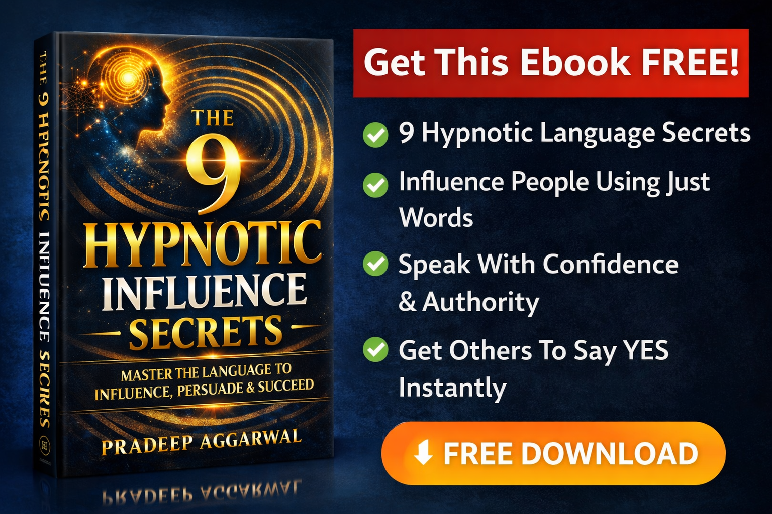 Institute of Mind Control and Development Facebook ad: Free Ebook On Conversational Hypnosis Download your free…