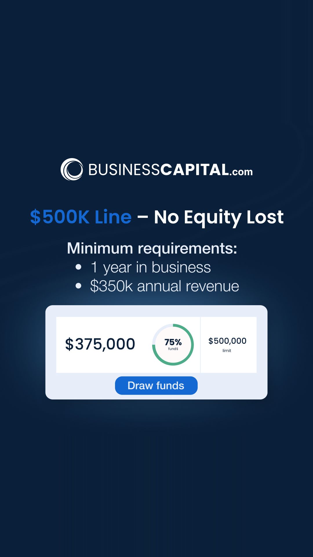 BusinessCapital.com Facebook ad