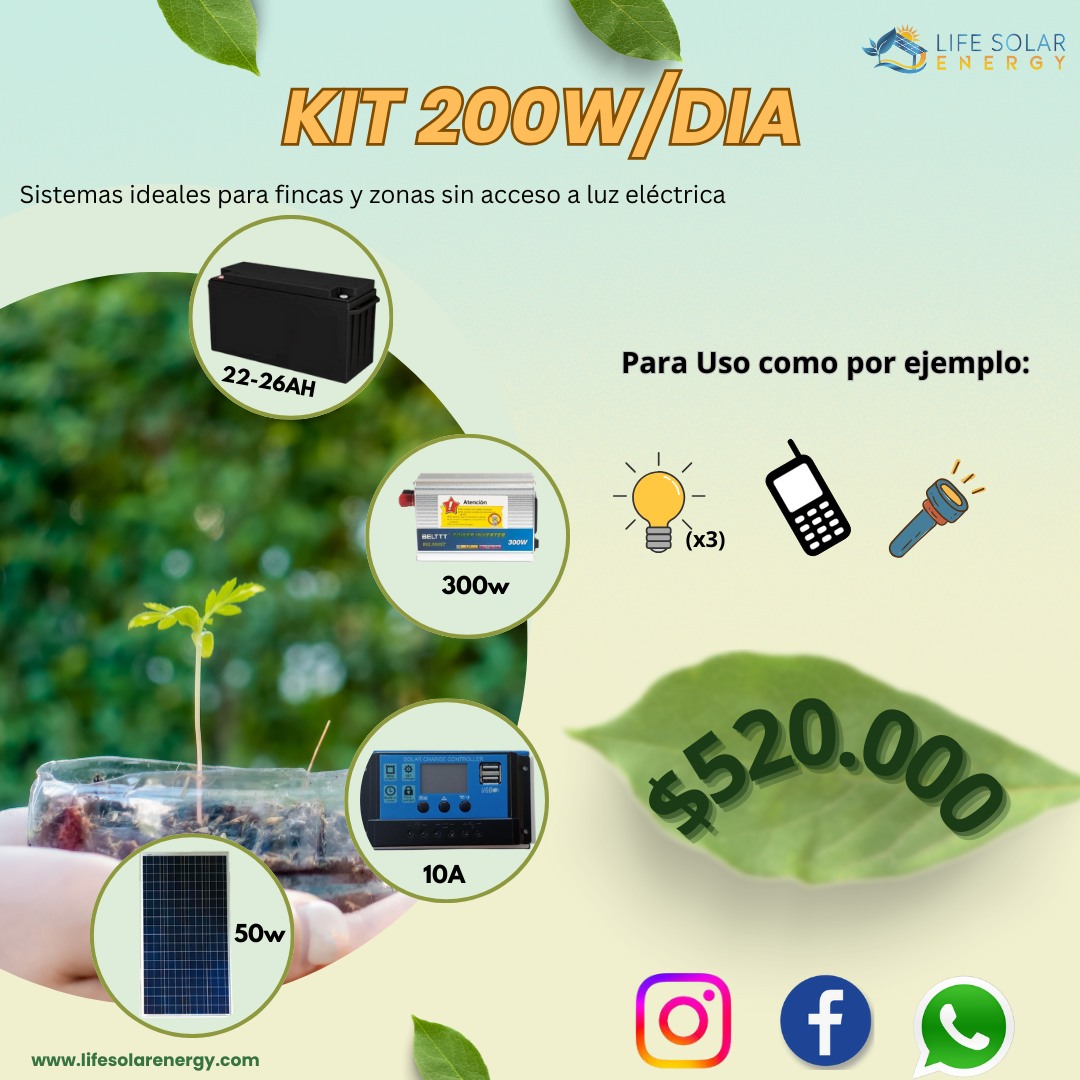 Life Solar Energy SAS Facebook ad: Impulsa tu ahorro y cuida el planeta con…