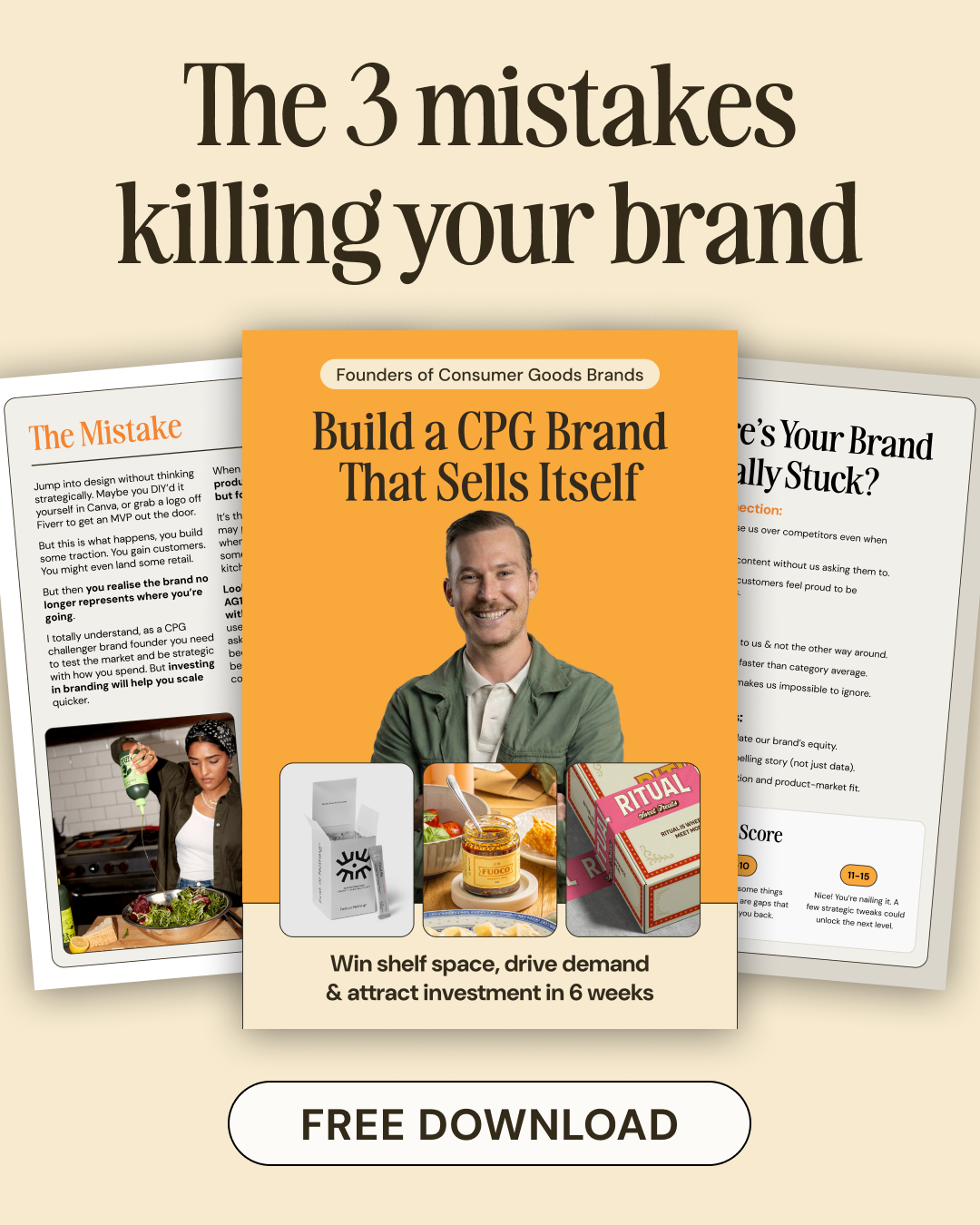 Tate Creative Studio Facebook ad: Build a Food & Drink brand that sells itself
