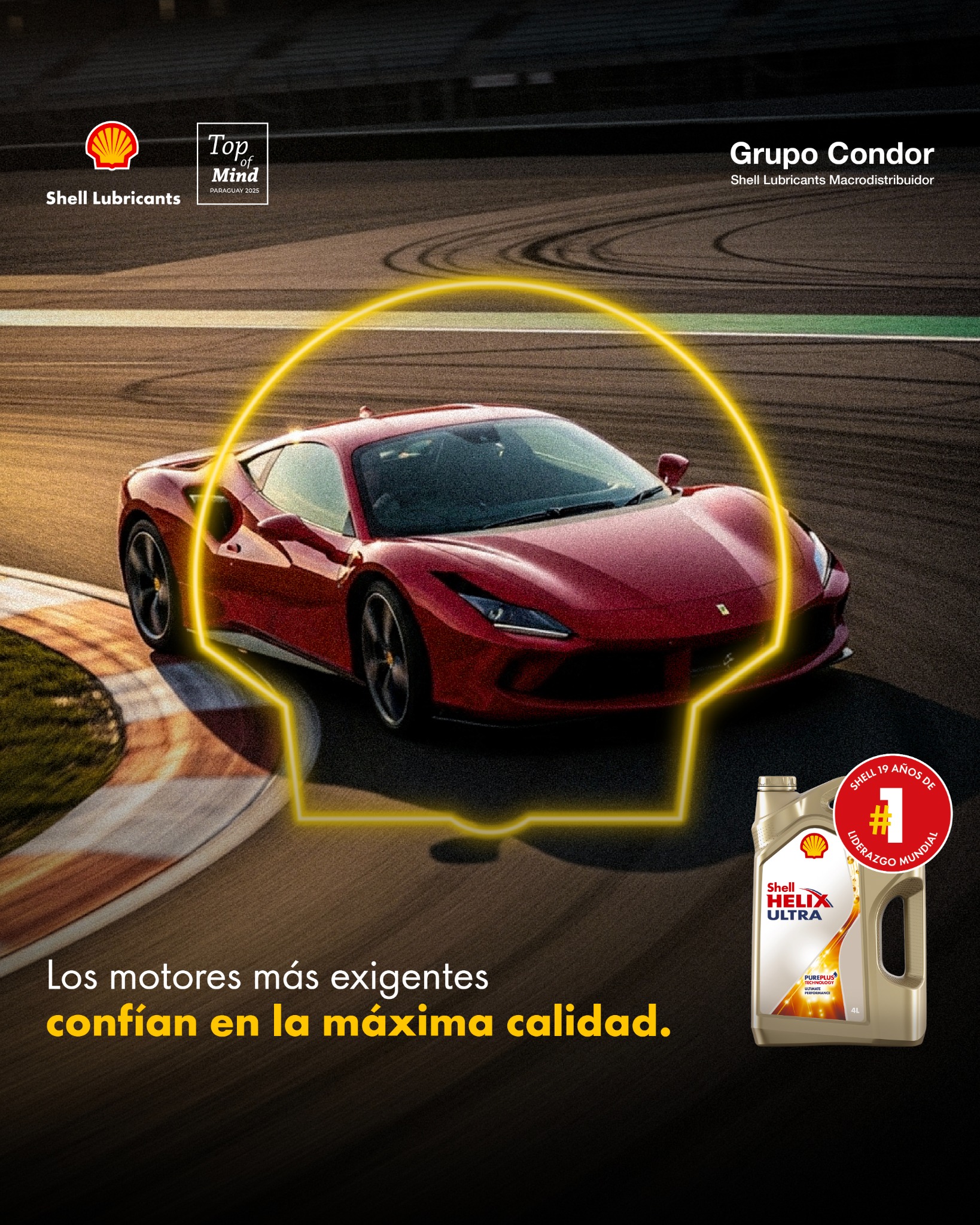 Shell Lubricantes Paraguay Facebook ad: Cuida tu motor