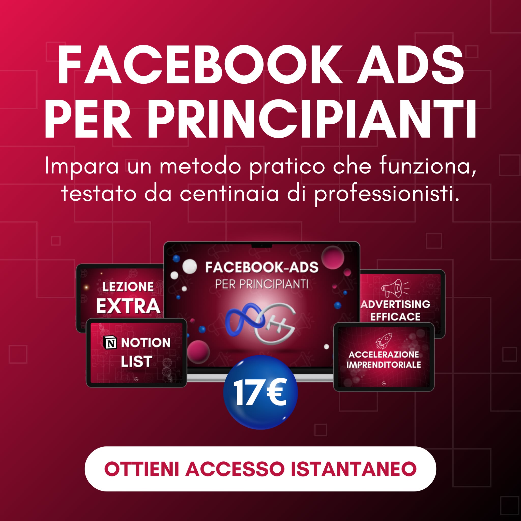 Michelangelo Aquino Facebook ad
