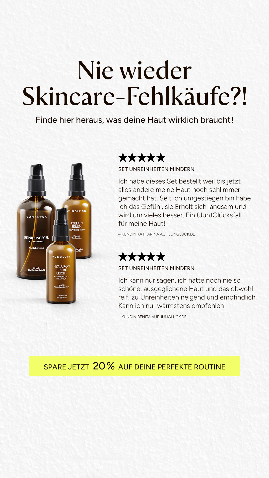 Junglück Facebook ad