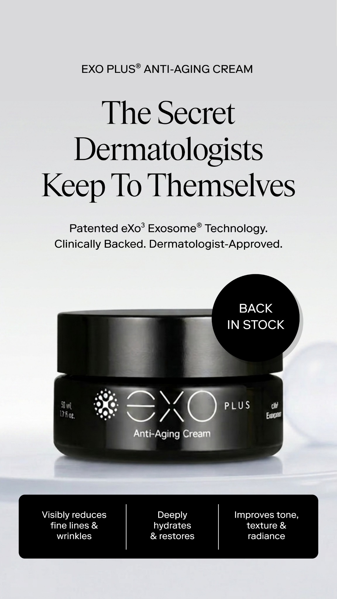 Exoceuticals Facebook ad