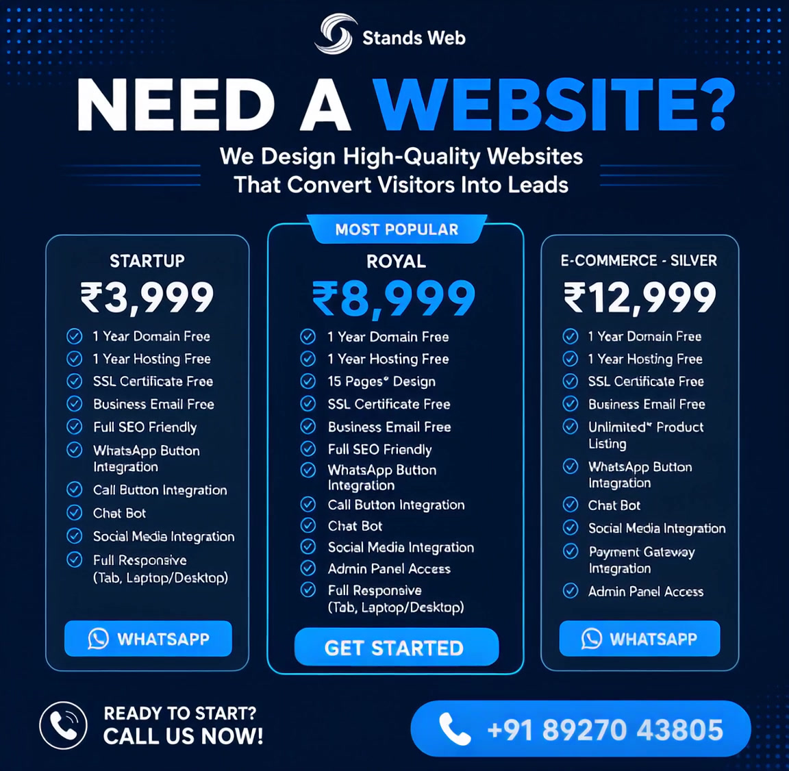 Stands Web Facebook ad
