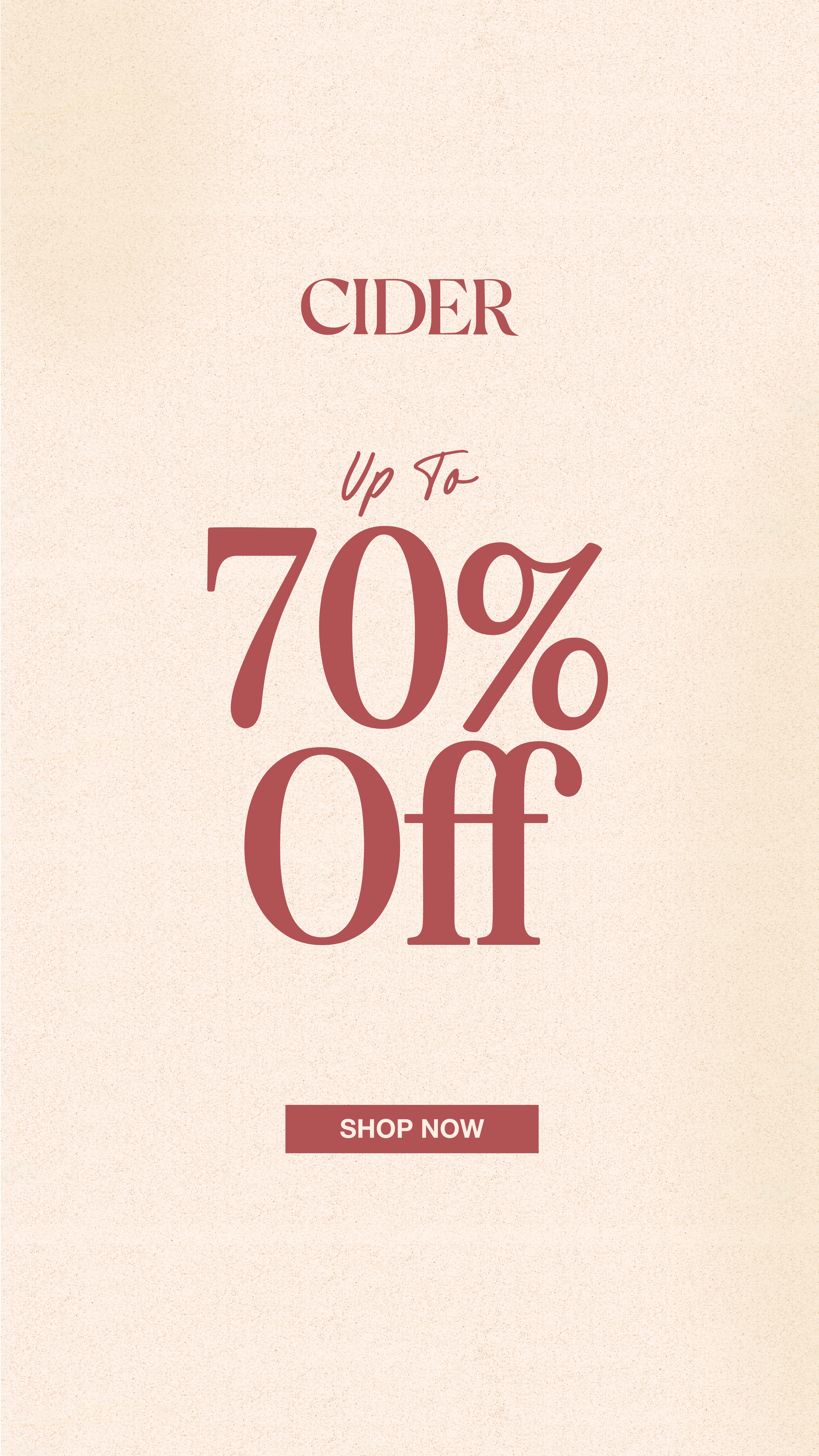 Cider Facebook ad