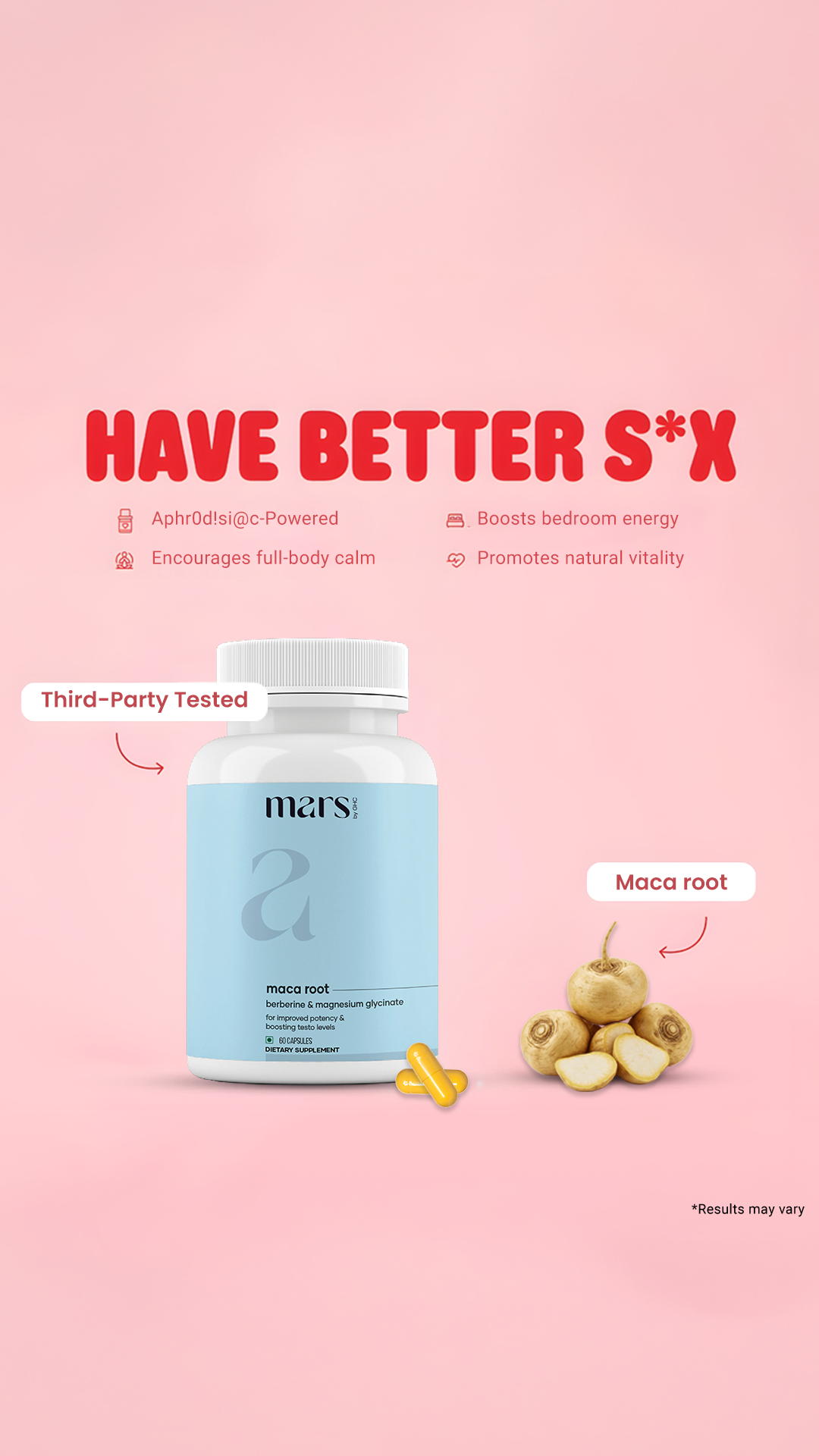 Wellness Supplements by Mars  Facebook ad