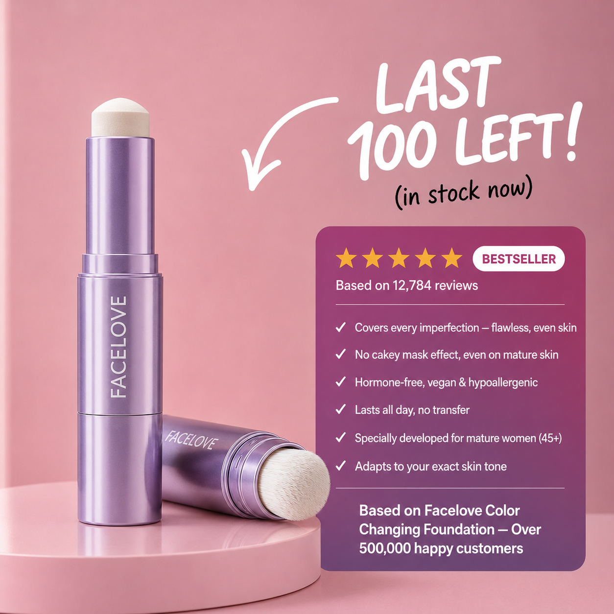 Facelove Cosmetics Facebook ad