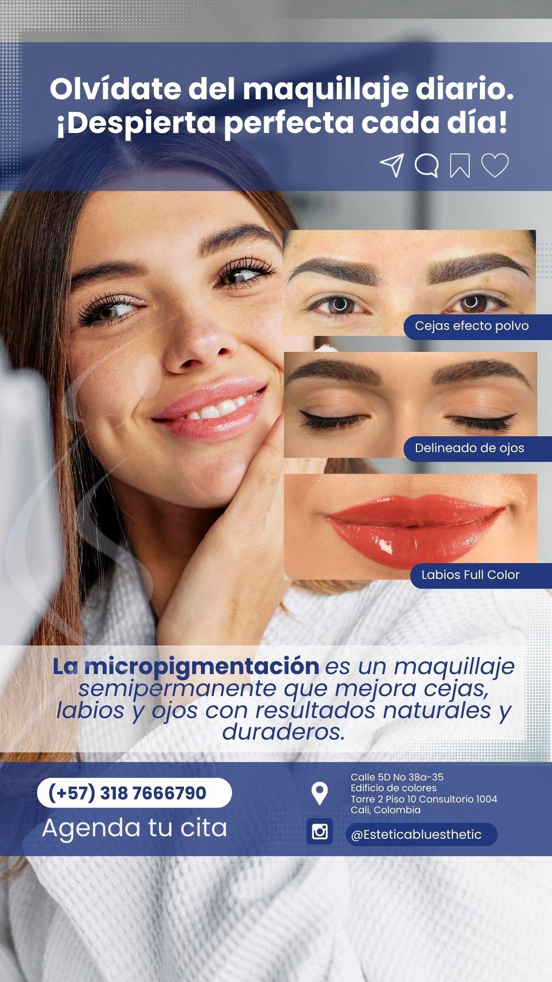 Bluesthetic Facebook ad