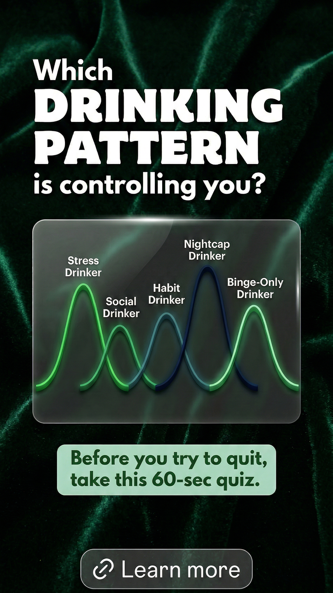 Hypnosis to Stop Drinking Facebook ad