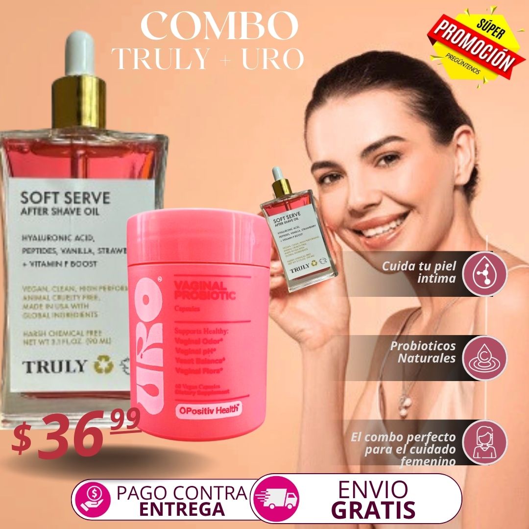 Secreta y Bella Facebook ad: COMBO TRULY + URO