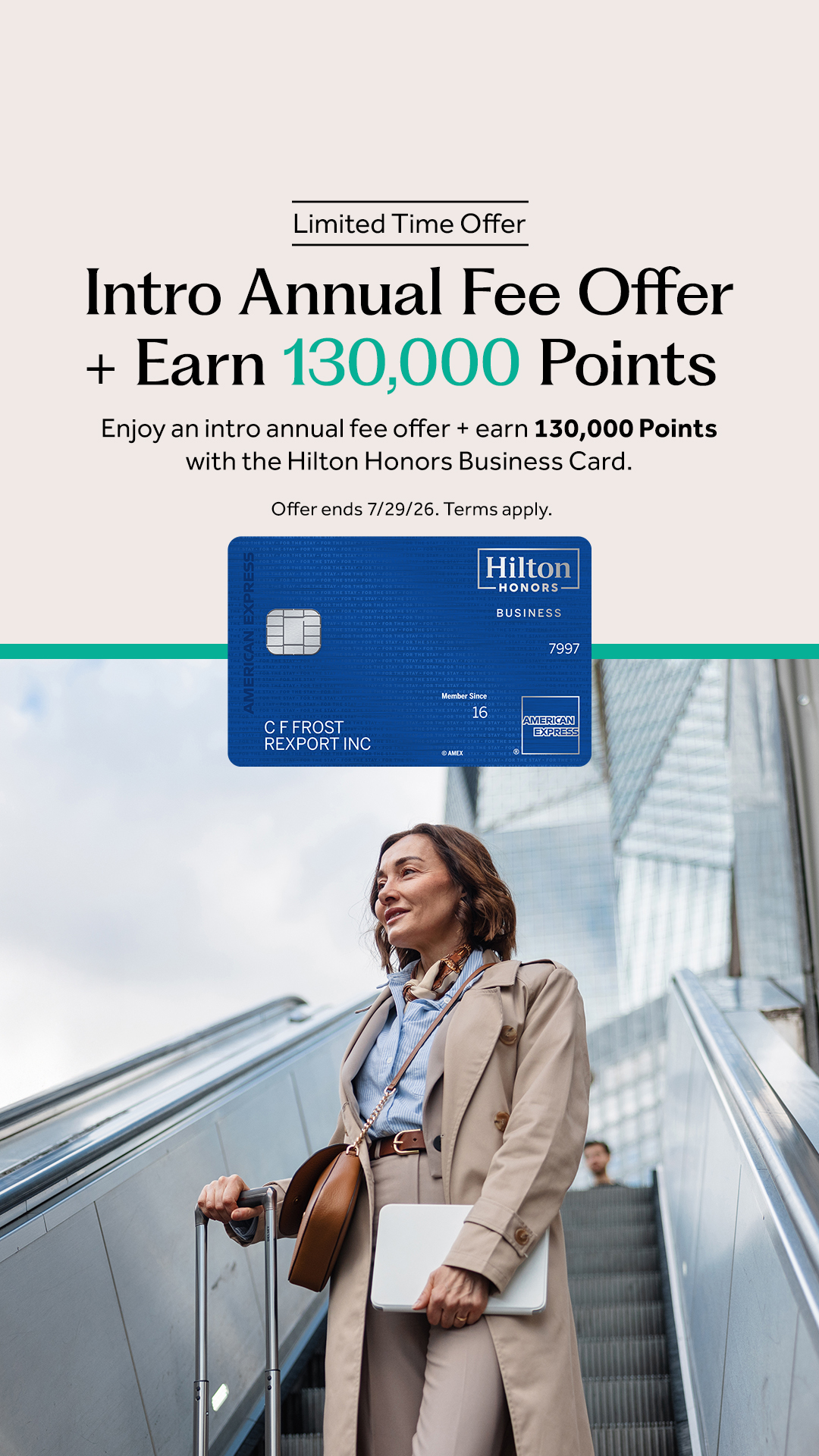 American Express Business Facebook ad