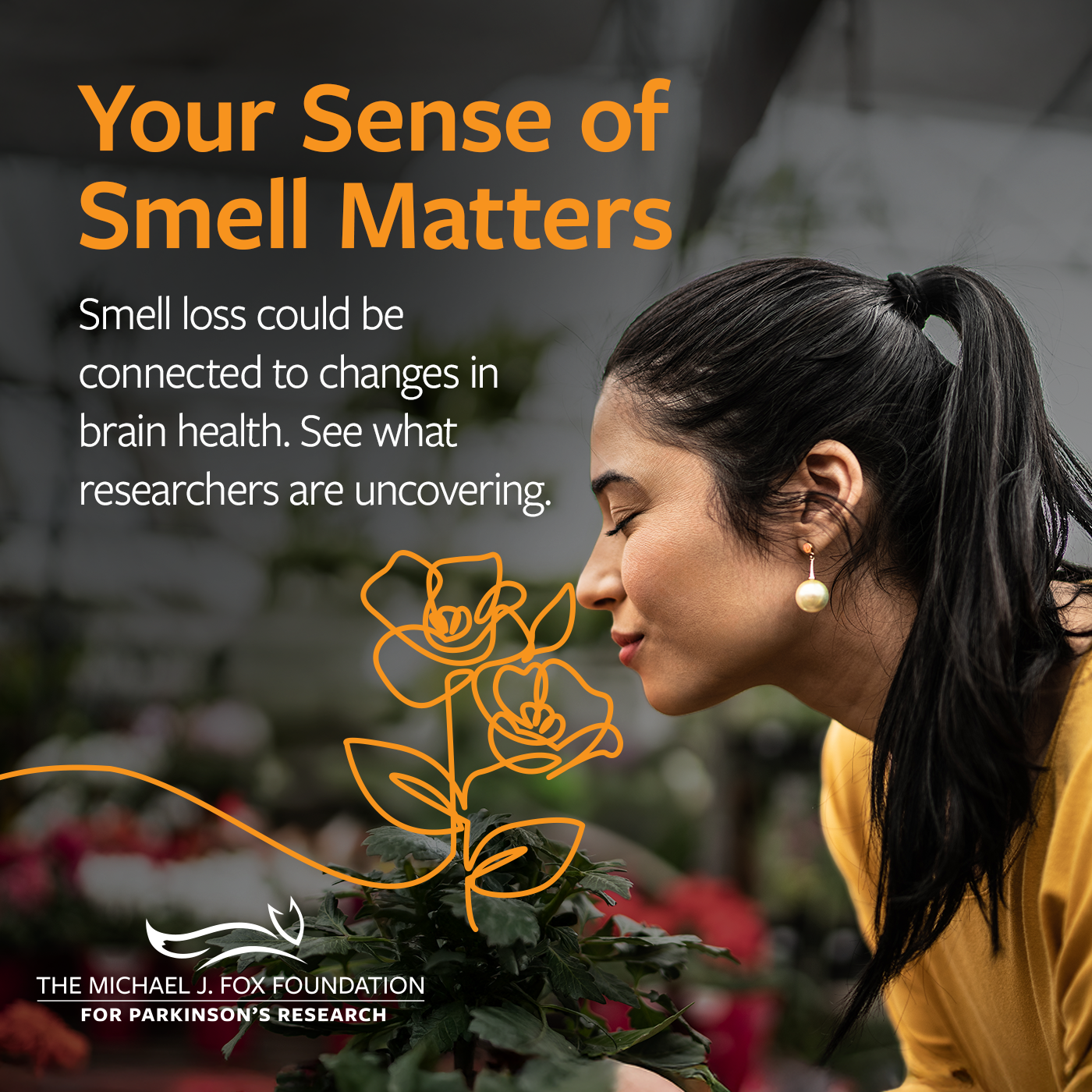 The Michael J. Fox Foundation for Parkinson's Research Facebook ad
