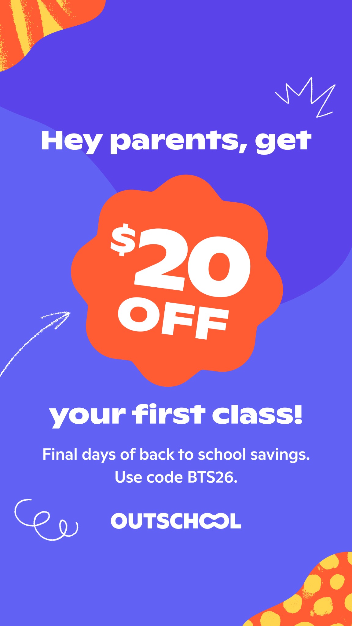 Outschool Facebook ad