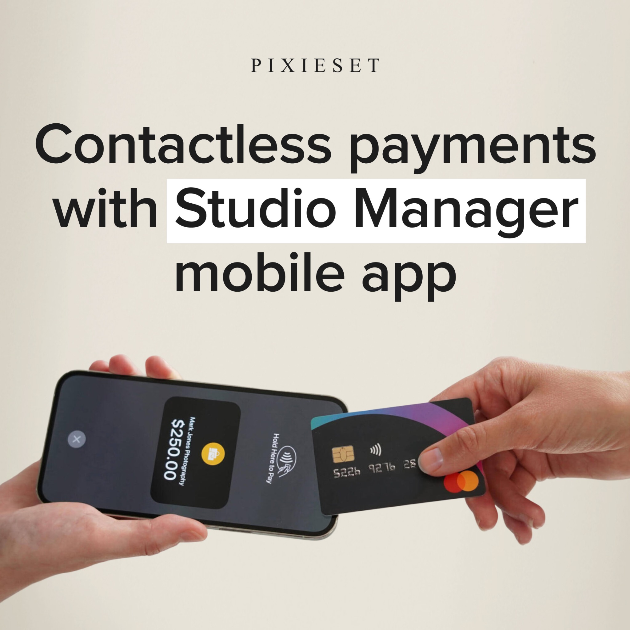 Pixieset Facebook ad: Manage your photography business on the go