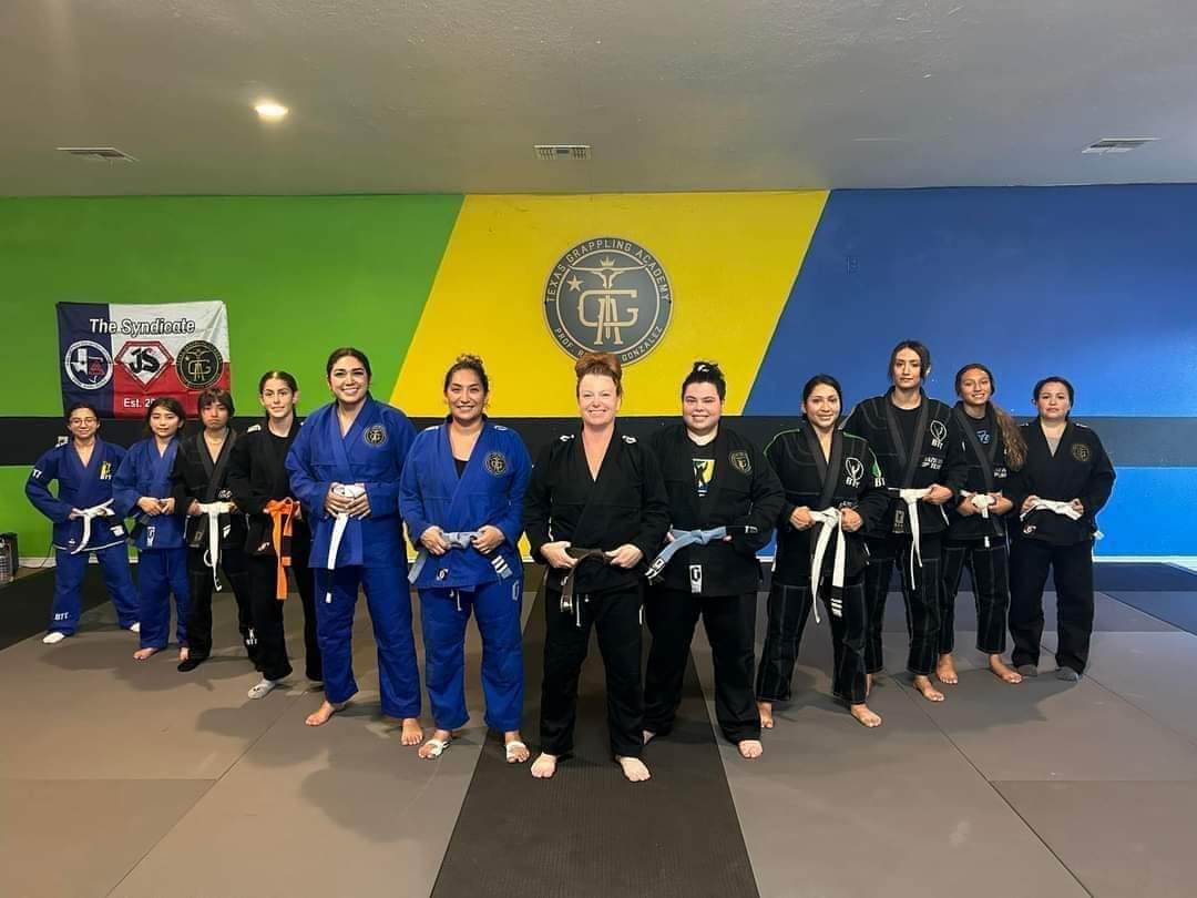 Texas Grappling Academy Lytle Facebook ad: Brazilian Jiu Jitsu for the entire family.