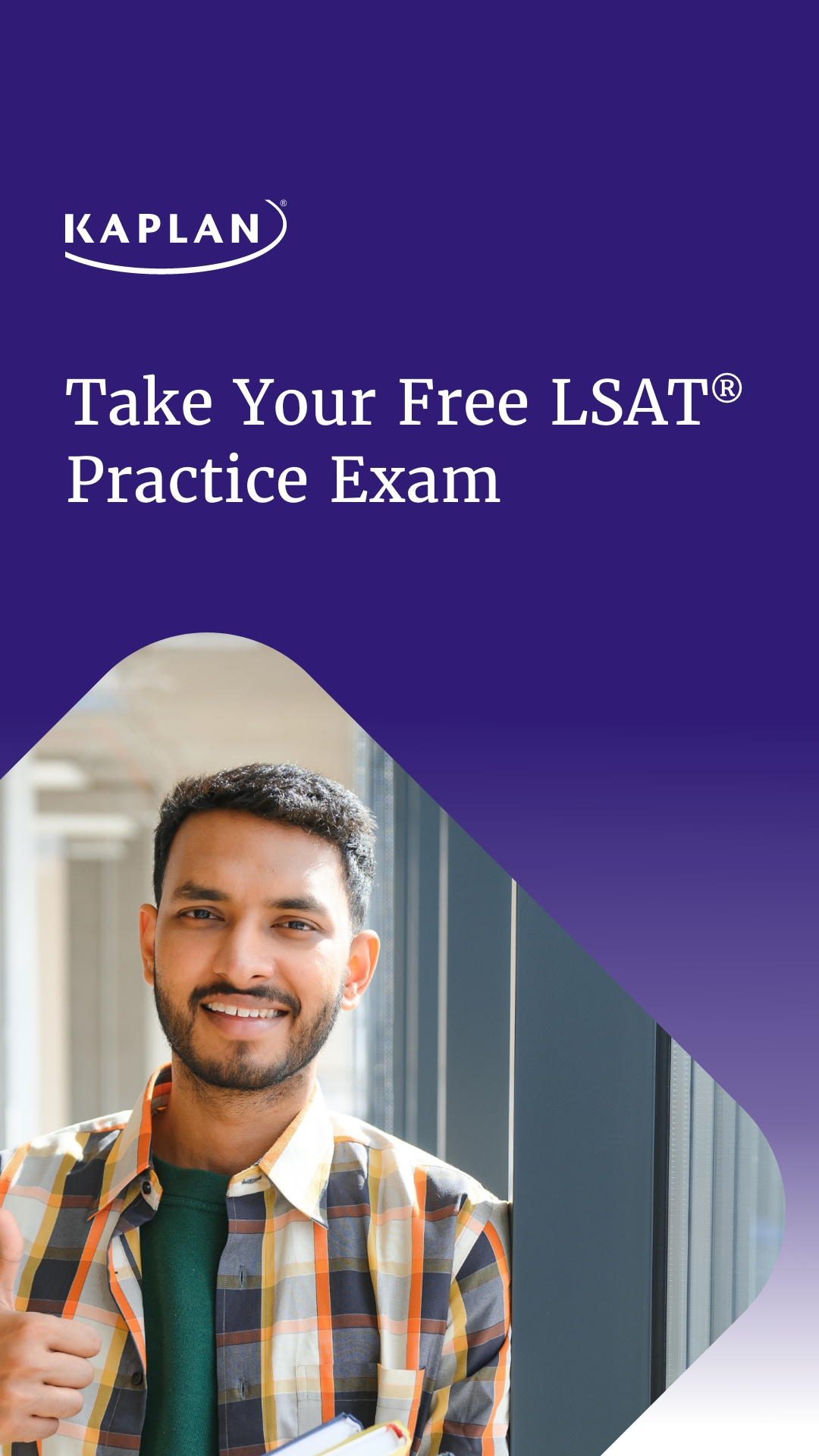 Kaplan Legal Facebook ad: Ready to Reach Your Goal LSAT Score?