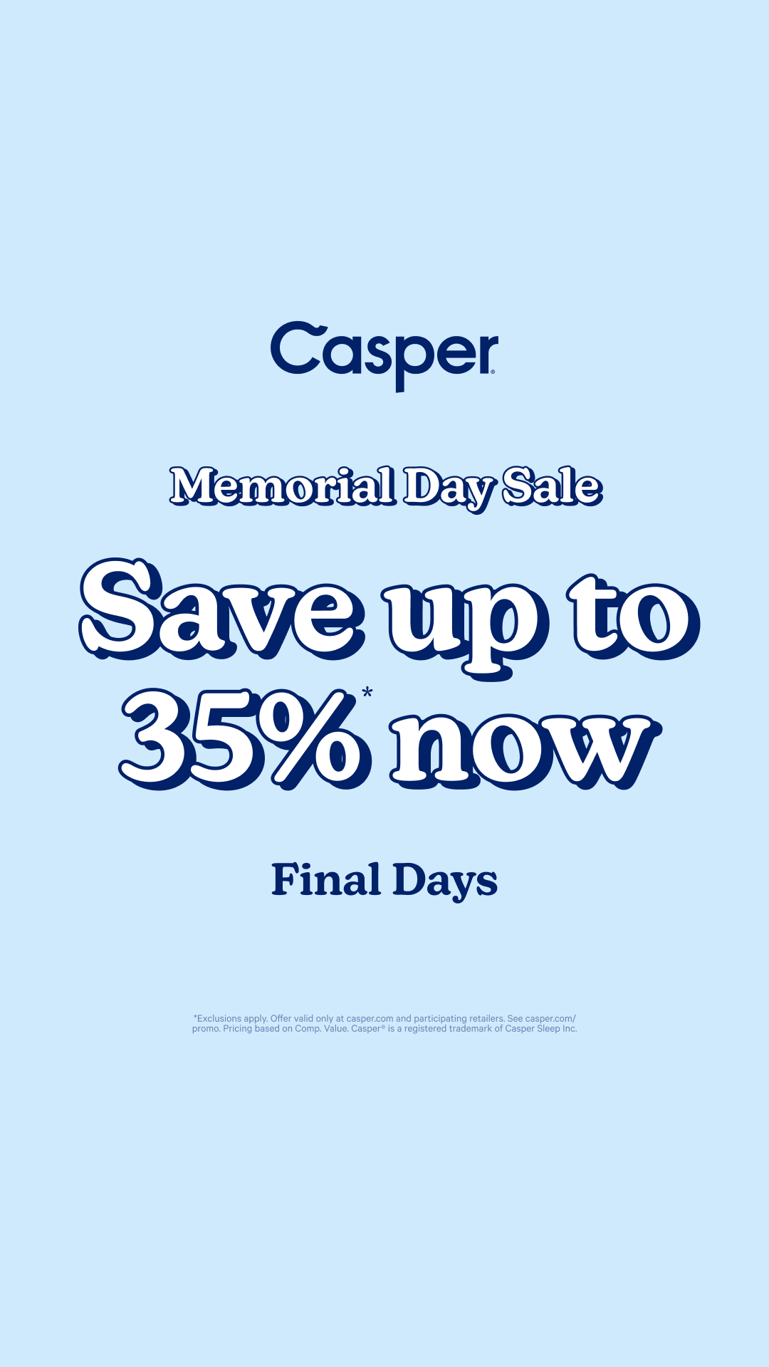 Casper Facebook ad