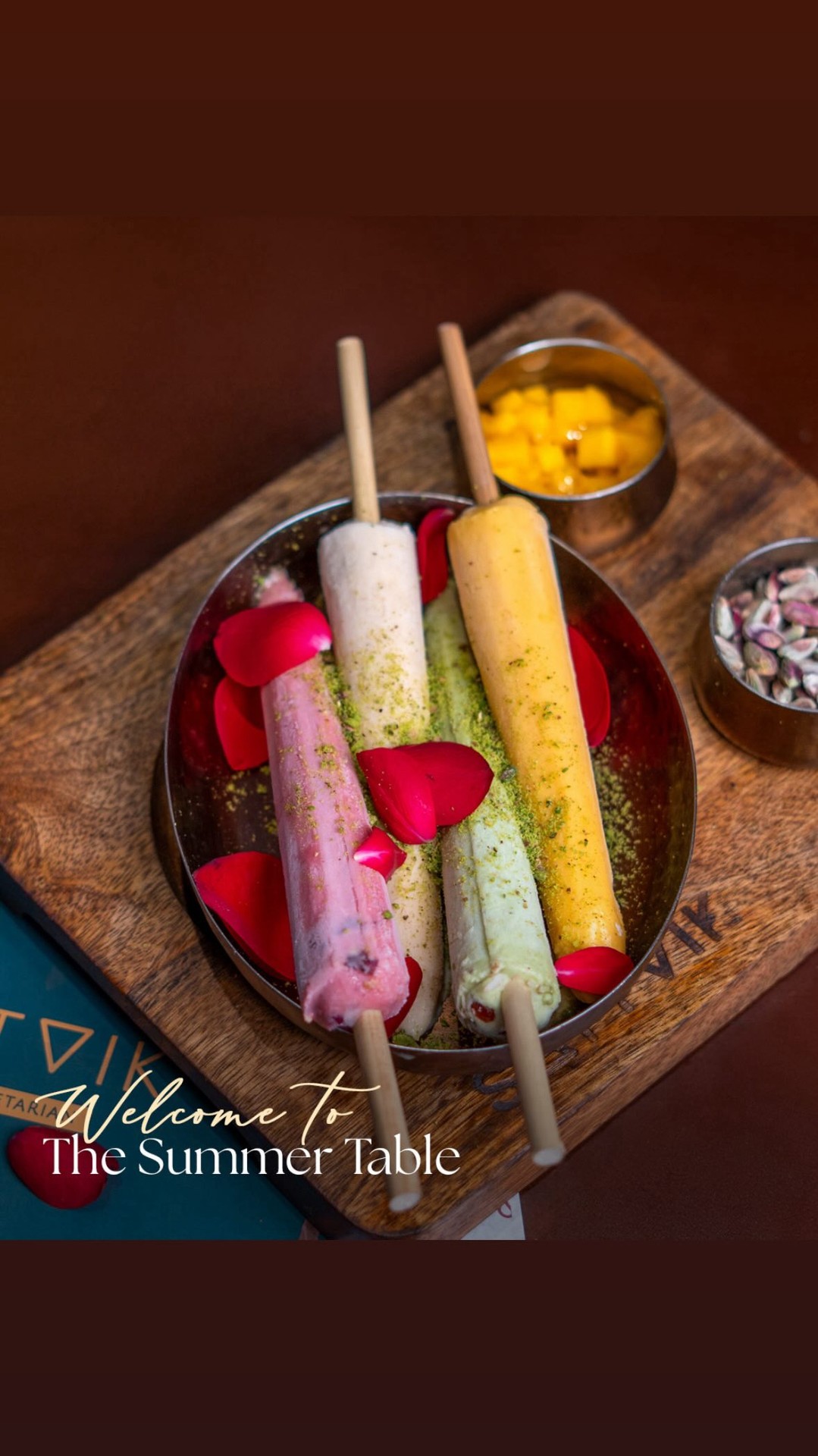 Sattvik Restaurant Facebook ad: The flavours of summer are here at Sattvik.
