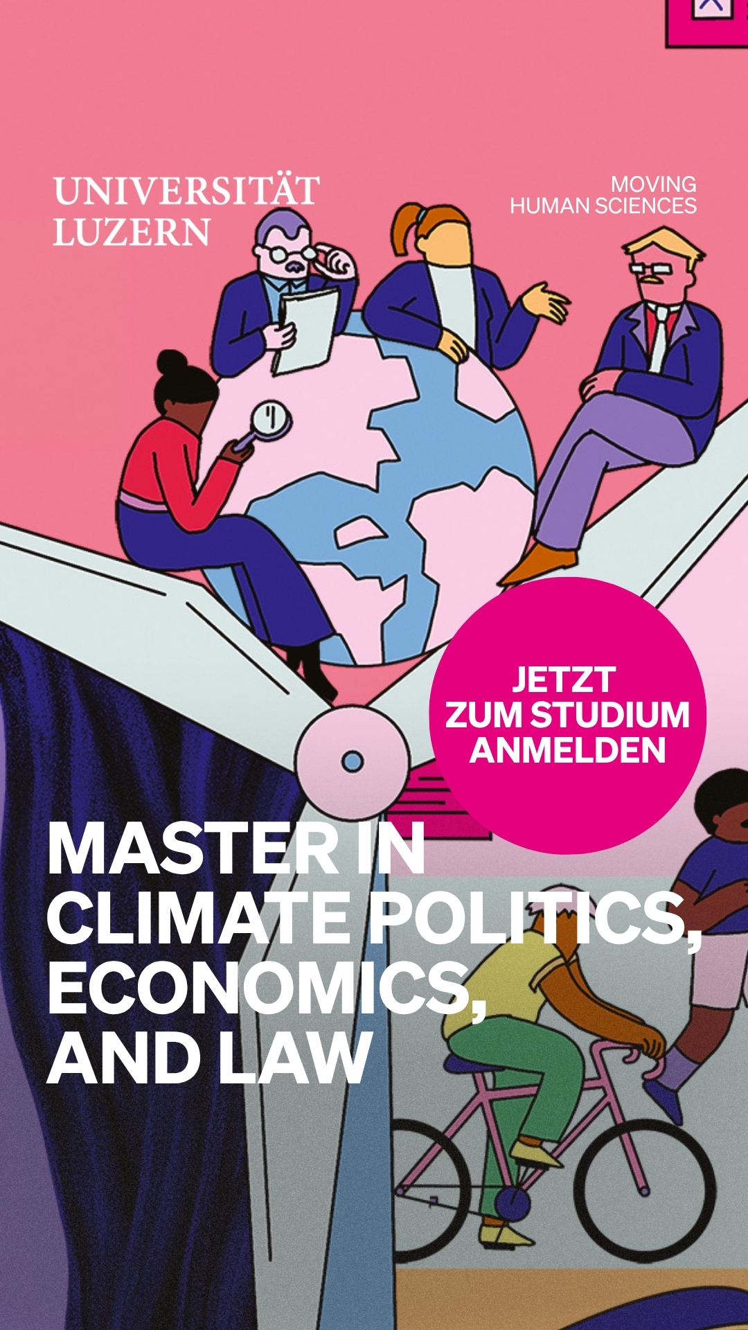 Universität Luzern Facebook ad from Aug 7, 2026
