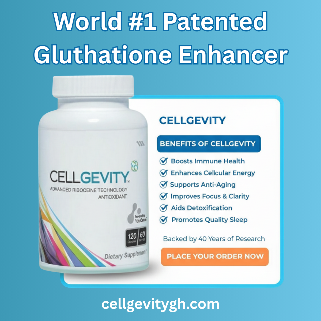 Cellgevitygh Facebook ad: Cellgevity, Ghana’s No.1 Glutathione Booster for Energy…