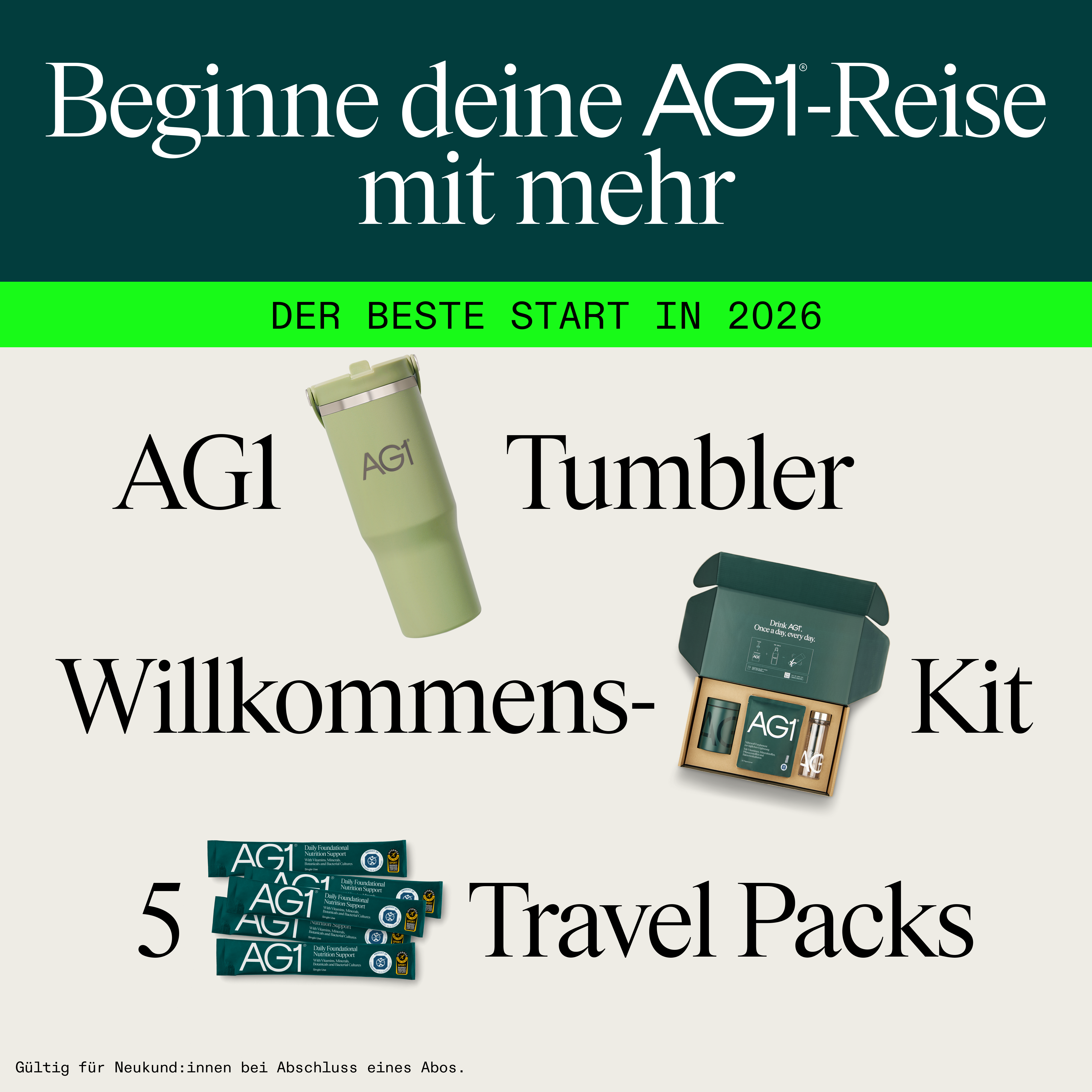 AG1 Deutschland Facebook ad