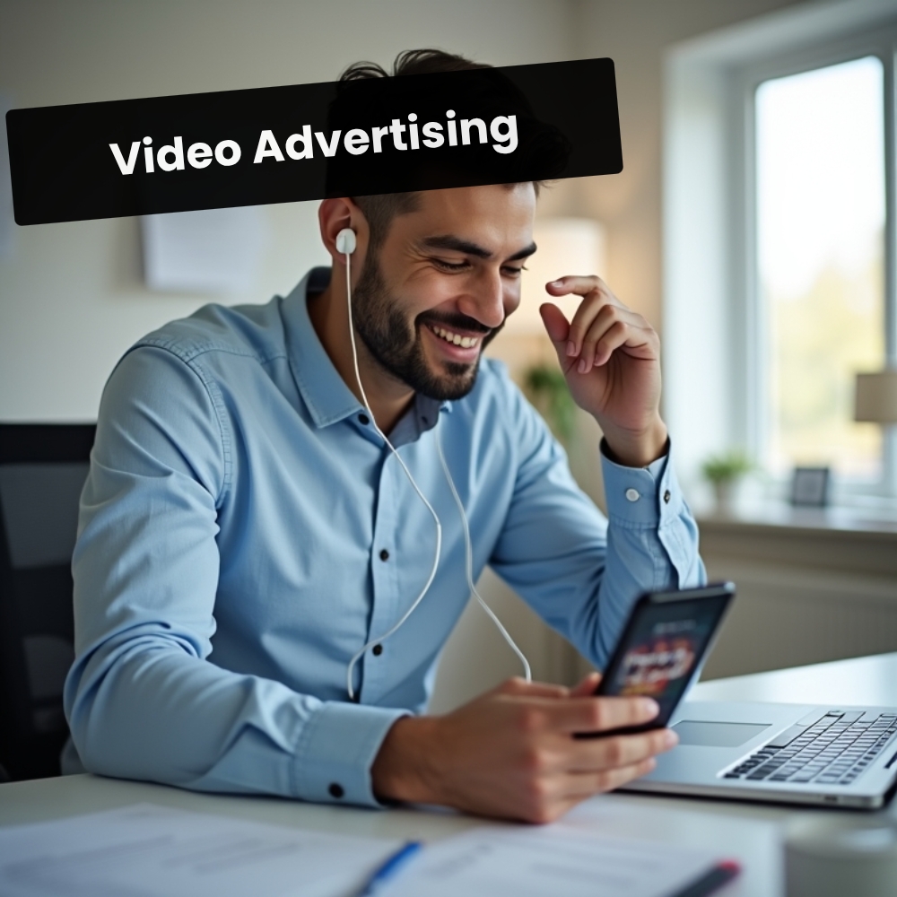 InsightsVilla Buzz Facebook ad: Video Advertising.