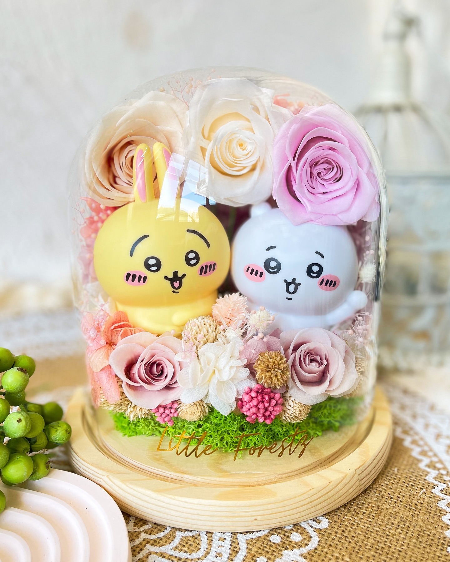 小小森林 Facebook ad: 「Chiikawa保鮮花玻璃瓶」