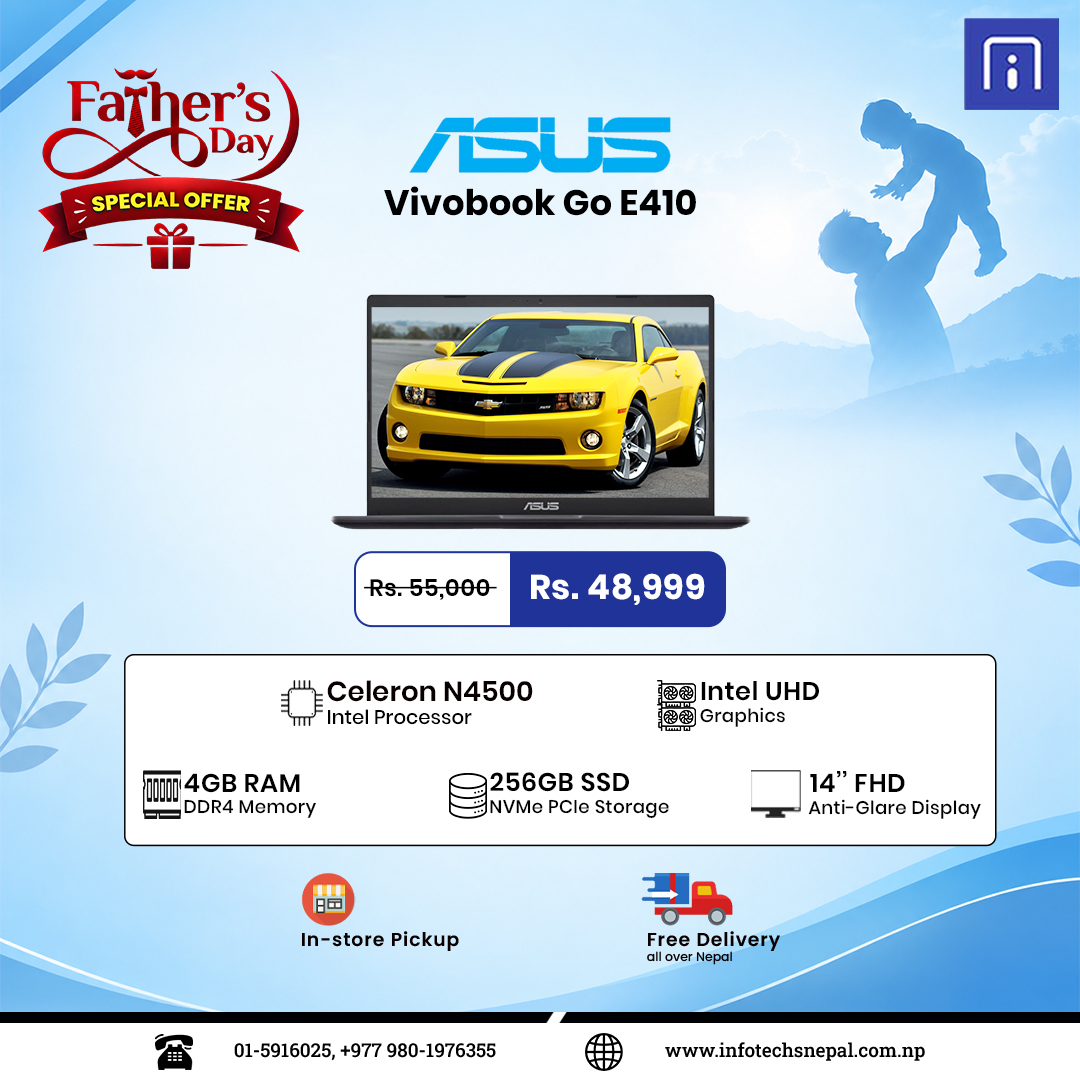 InfoTechs Nepal Facebook ad: Father’s Day Special Sale!