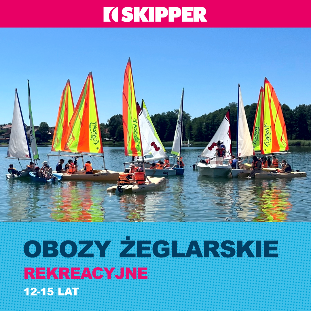 Skipper.pl - kursy żeglarskie, obozy, rejsy, czartery Facebook ad: Łapiemy wiatr w żagle i ruszamy pełną parą…