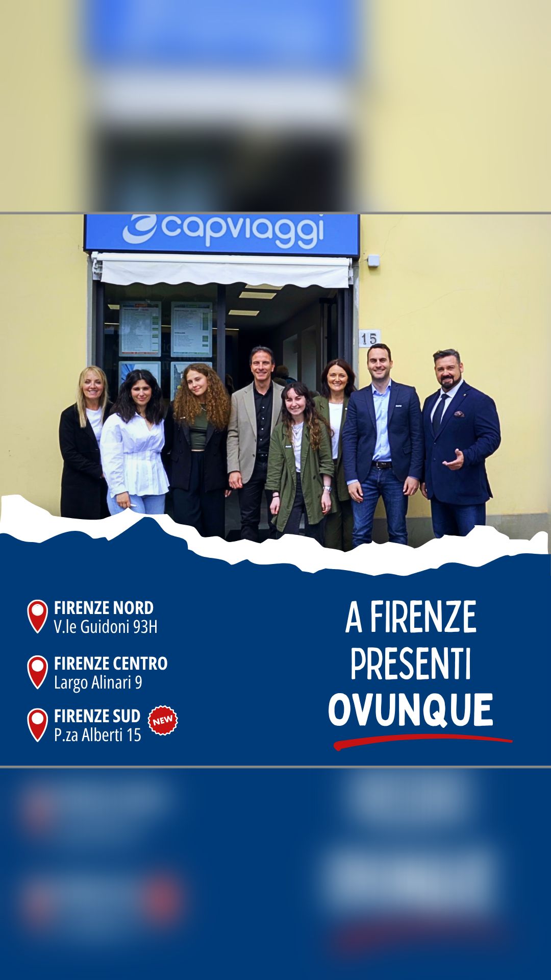 Capviaggi Facebook ad: Capviaggi a Firenze è ovunque.