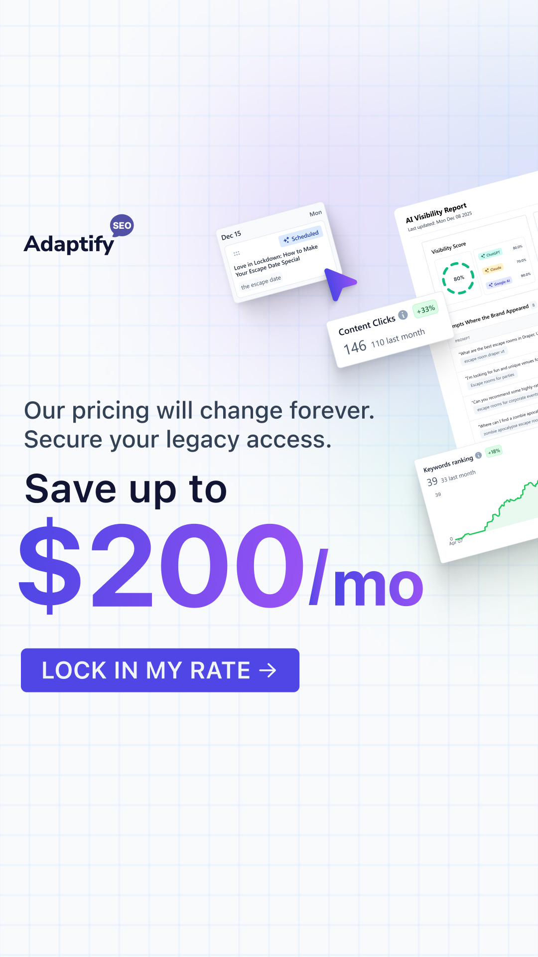 Adaptify Facebook ad