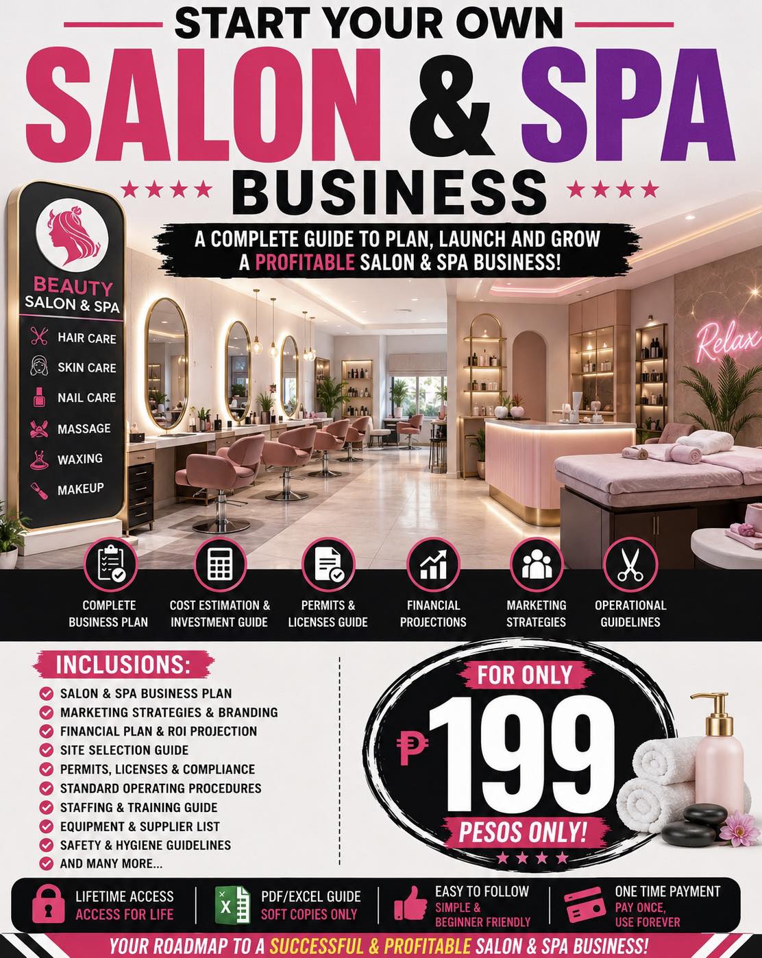 Salon Business Files Facebook ad
