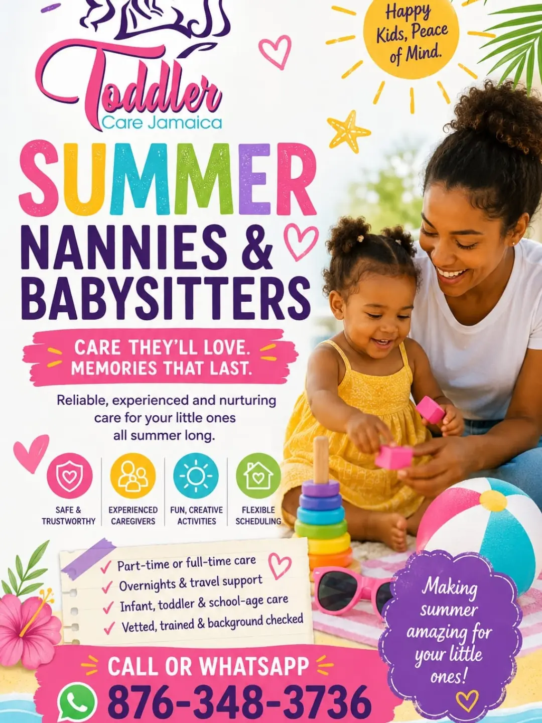 Toddler Care Jamaica Facebook ad