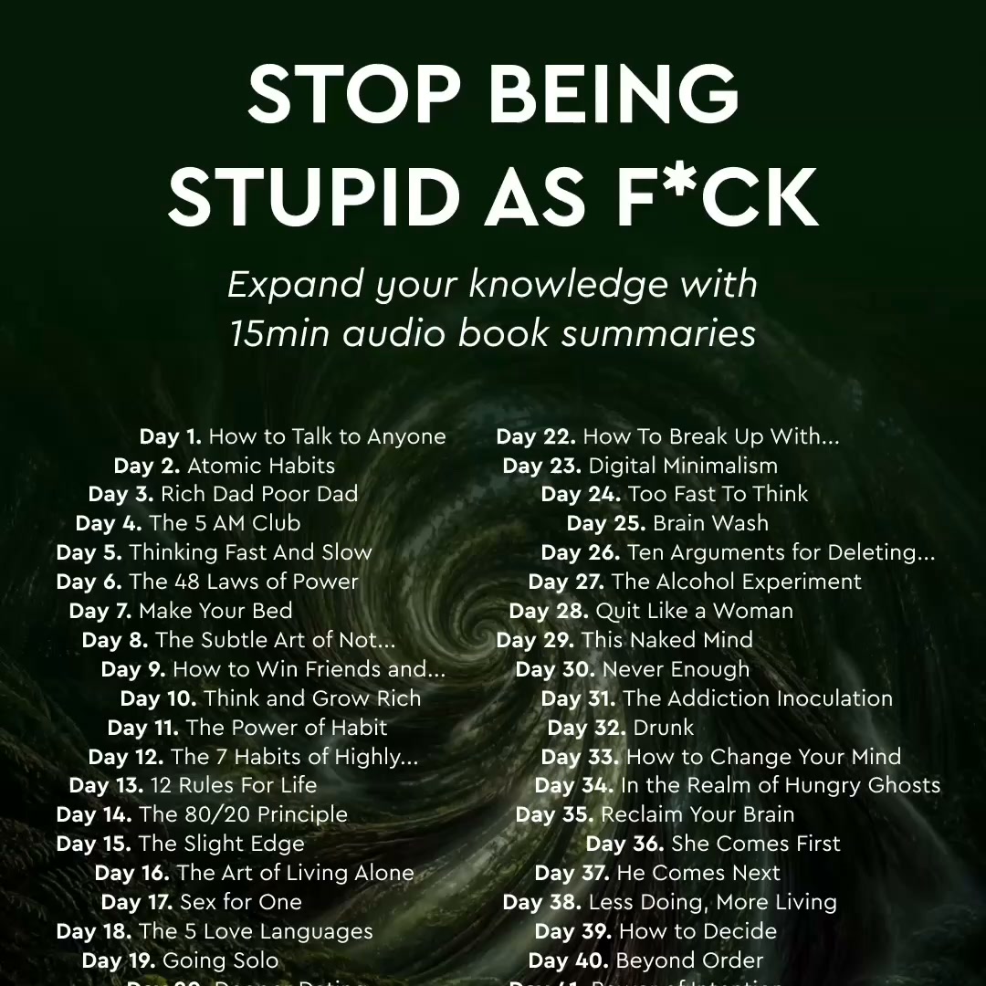 Blinkist Facebook ad: Stop Being Boring As F*ck With Blinkist, The App Apple…