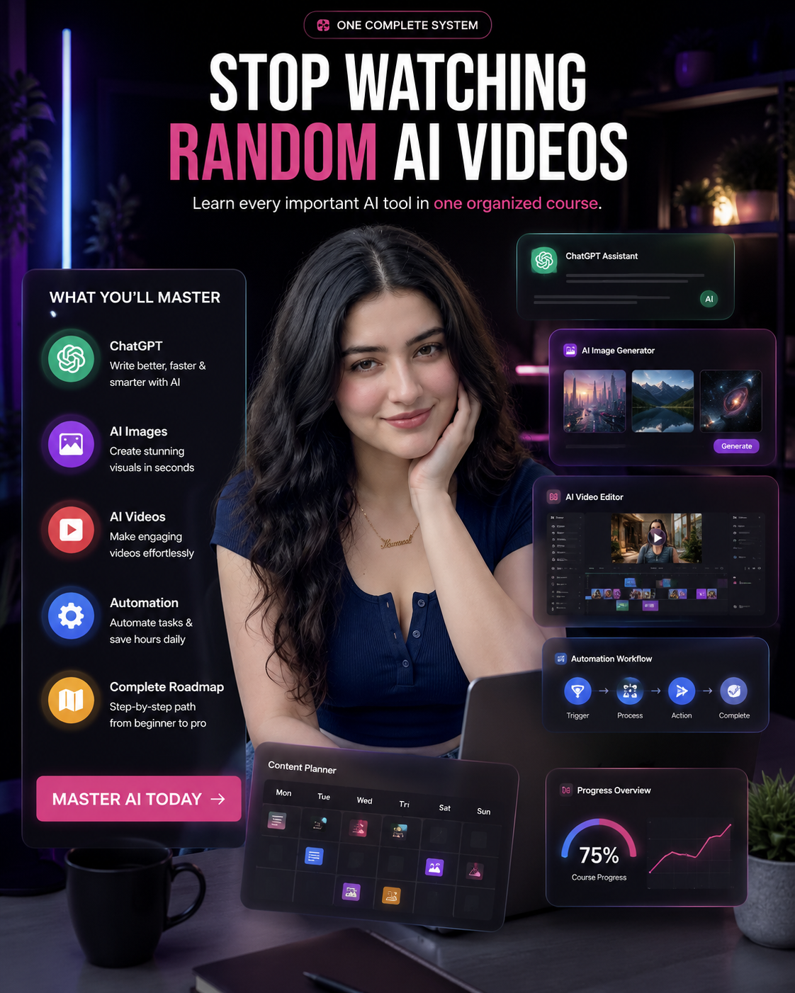Digieclick Facebook ad: Create Real AI Influencer, Go Viral & Earn Lakhs