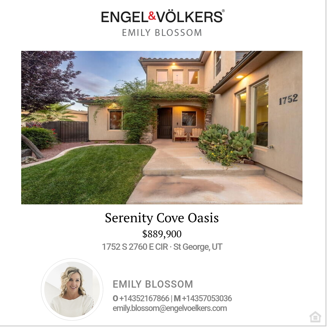 Emily Blossom - St George Real Estate Facebook ad: EMILY BLOSSOM